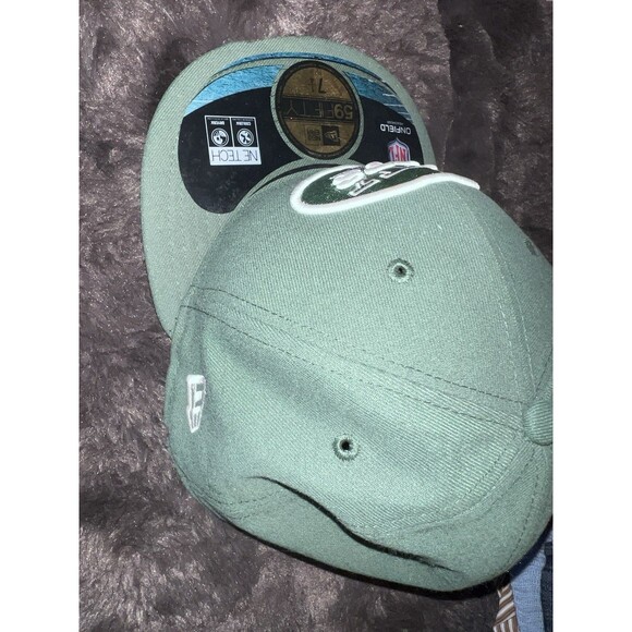 NY Jets NFL Football 59 Fifty New Era Baseball Cap Hat Embroidered 7 1/4 New - Picture 3 of 9